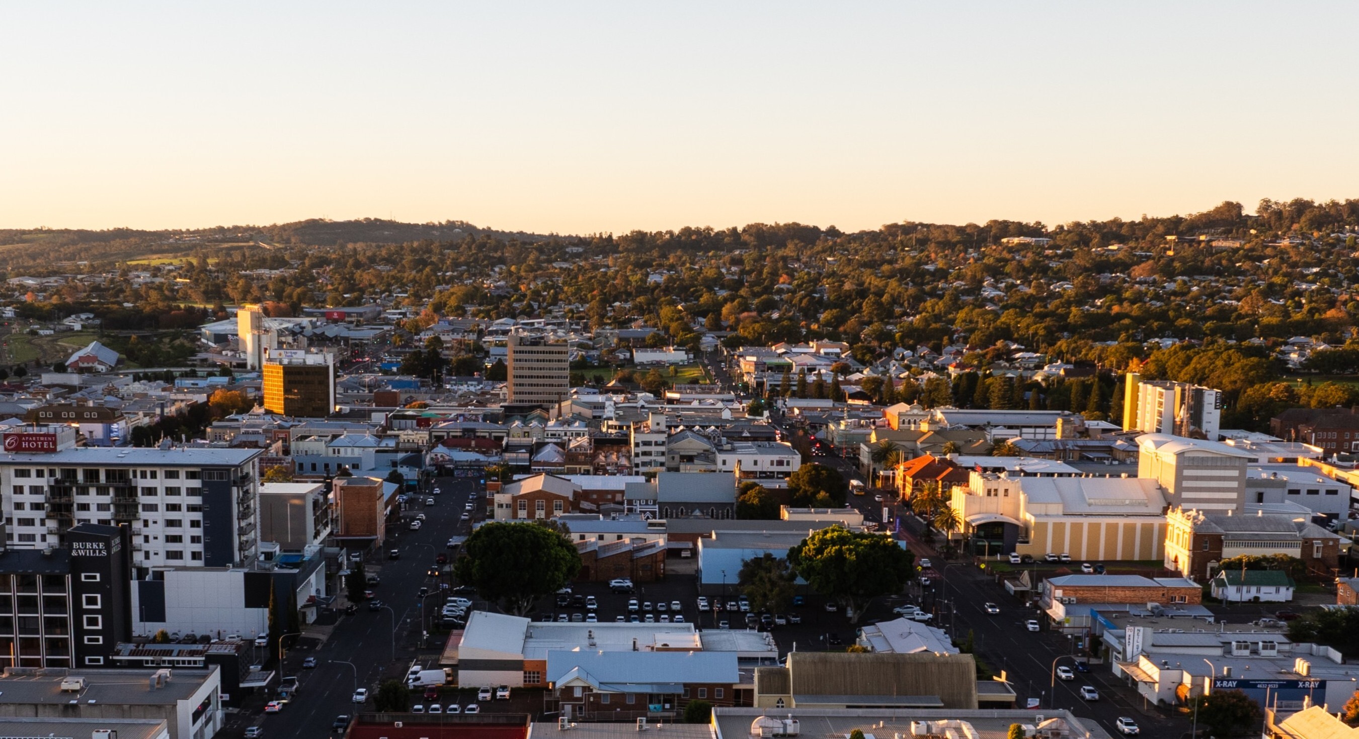 Aerial Toowoomba - New Building